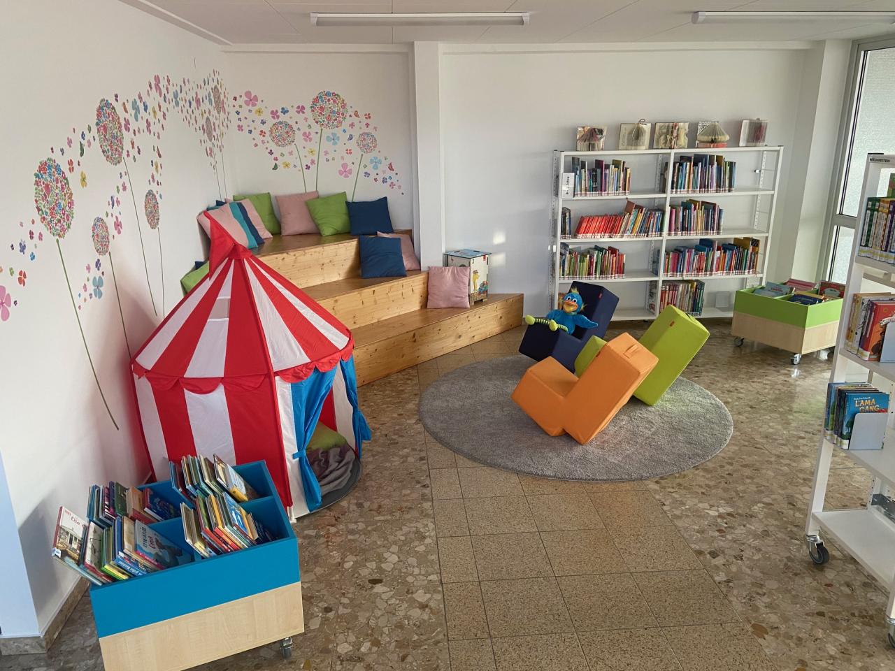 Kinderbereich Bücherei Rechnitz