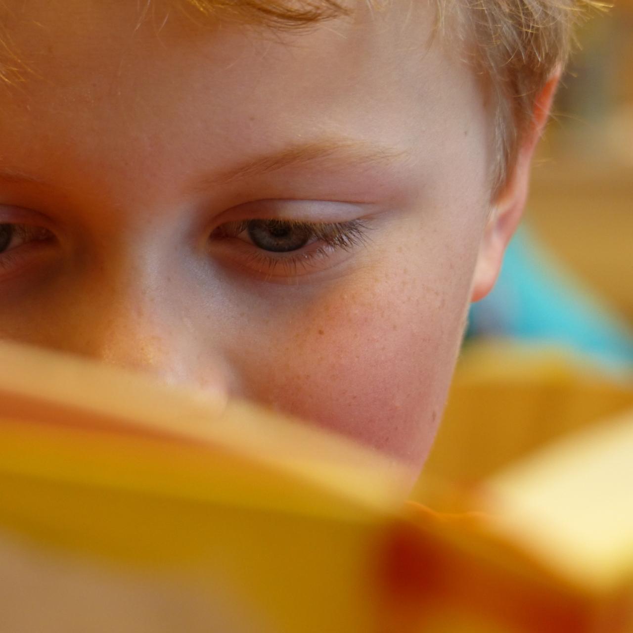 Symbolbild: Lesender Bub